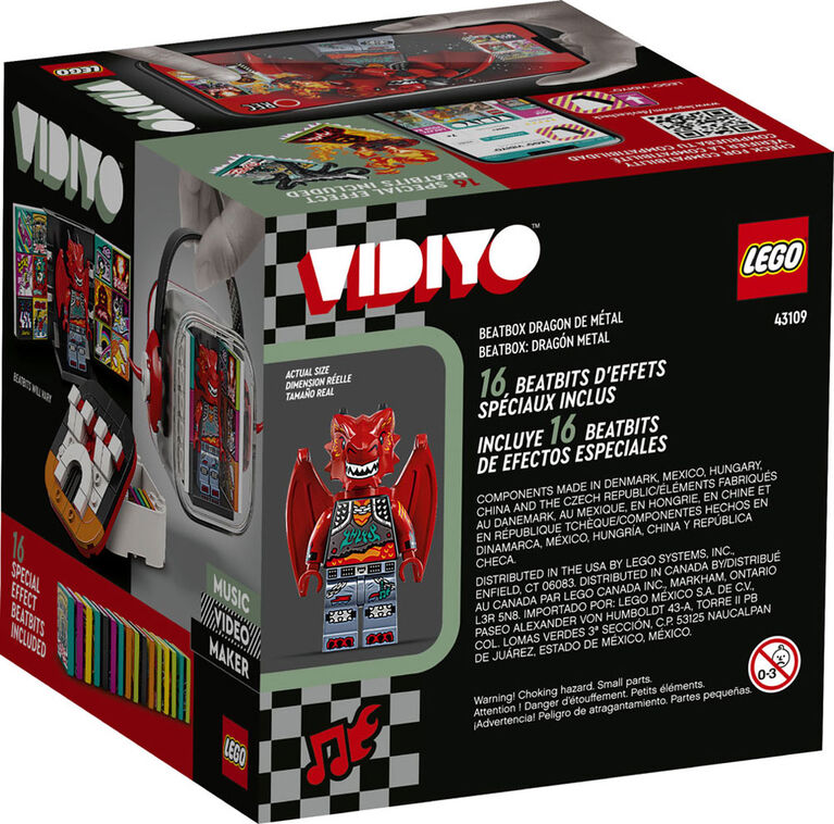 LEGO VIDIYO Metal Dragon BeatBox 43109 (86 pièces)