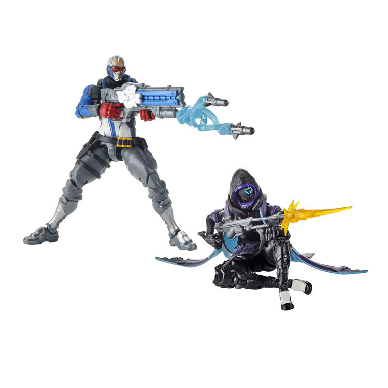 Overwatch Ultimates Series - Pack de 2 Soldat : 76 et Ana modèle Nuhas.