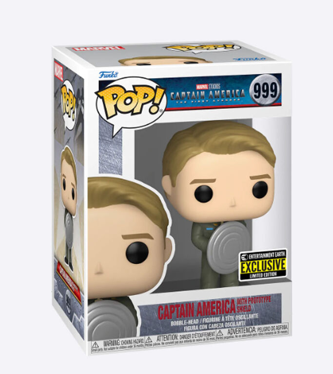 POP Marvel: Captain America with Prototype Shield - R Exclusive