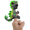 Untamed Radioactive Stegosaurus - Whiplash (Green)- Interactive Toy