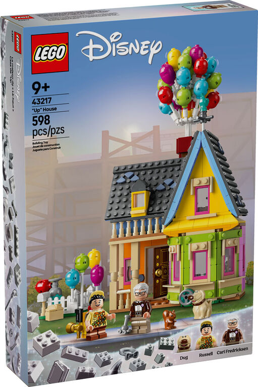 LEGO | Disney et Pixar La maison de " Là-haut " 43217 Ensemble de jeu de construction; Cadeau cinéma pour les enfants et les amateurs de 9 ans et plus (598 pièces)