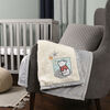 Bébé Disney Winnie l'Ourson, du vison à sherpa, réversible, ma première couverture de bébé - Gris