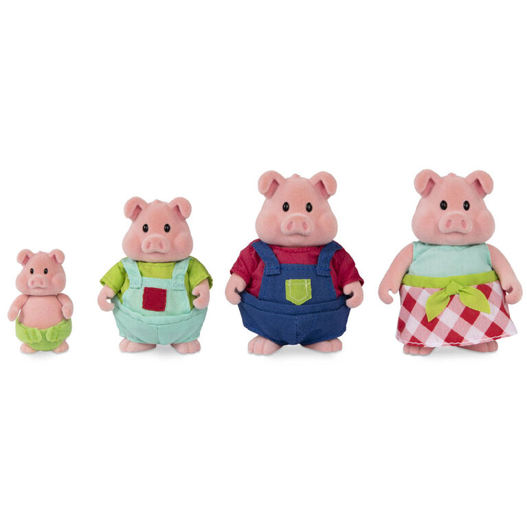 Curlicue Cochons, Li'l Woodzeez, Ensemble de petites figurines de cochons