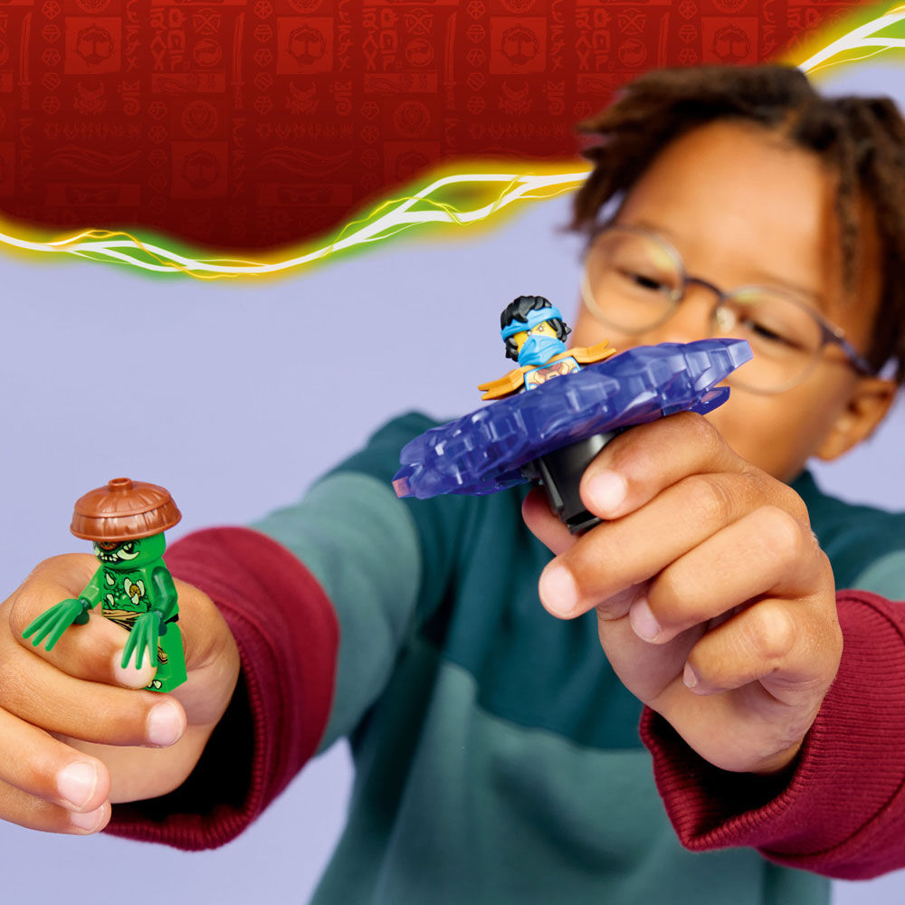 LEGO NINJAGO Nya vs. Mutation Monster Spinner Building Toy for Boys, Girls, & Kids, Ages 6+ - 71849