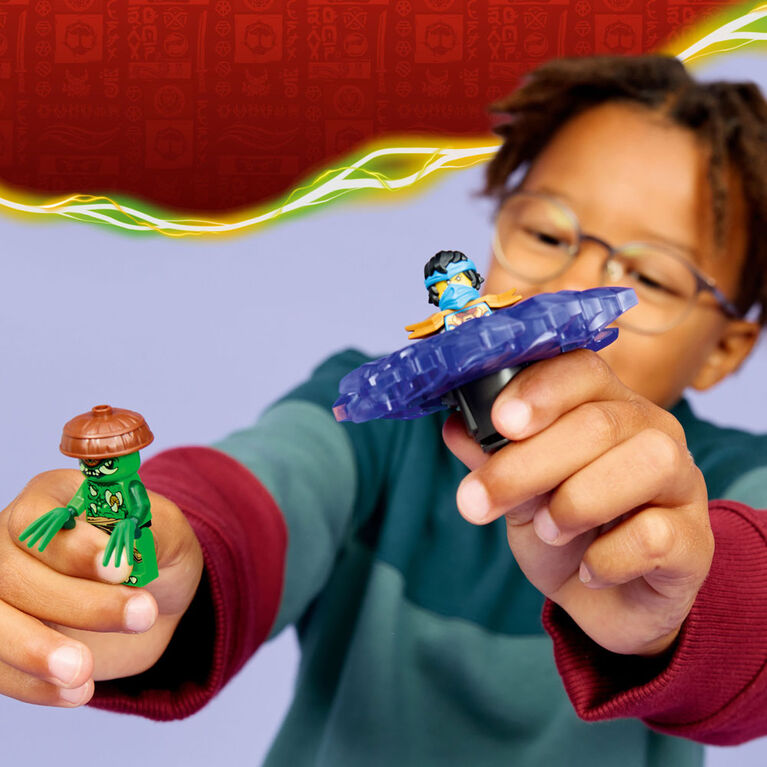 LEGO NINJAGO Nya vs. Mutation Monster Spinner Building Toy for Boys, Girls, & Kids, Ages 6+ - 71849