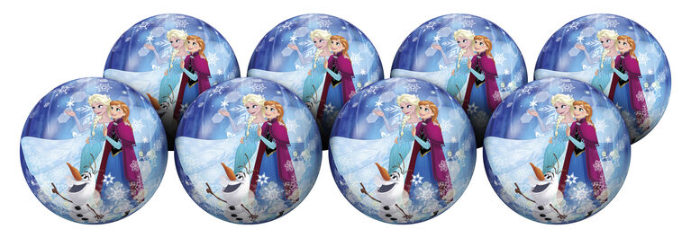 8 Pack Playball with Pump 10 inch Frozen