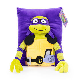 Les Tortues Ninja Donatello Oreiller Câlin en Peluche 3D, 28 x 38 cm