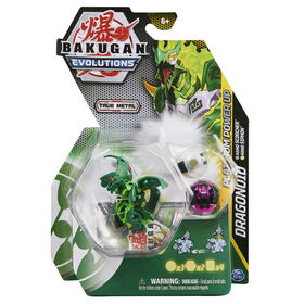 Bakugan Evolutions, Dragonoid with Nano Scorcher and Siphon Platinum Power Up Pack