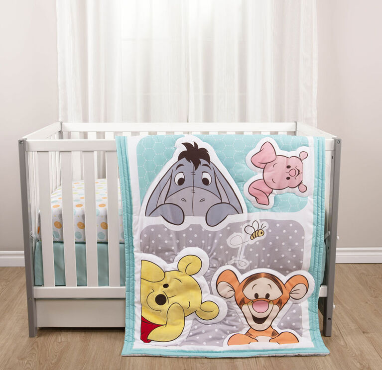 Disney Baby Drap De Contour Volant Pour Lit De Bebe Winnie The
