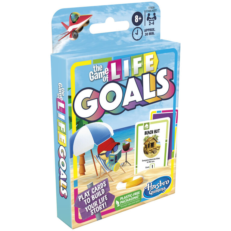 The Game of Life Goals Game, Quick-Playing Card Game for 2-4 Players - English Edition
