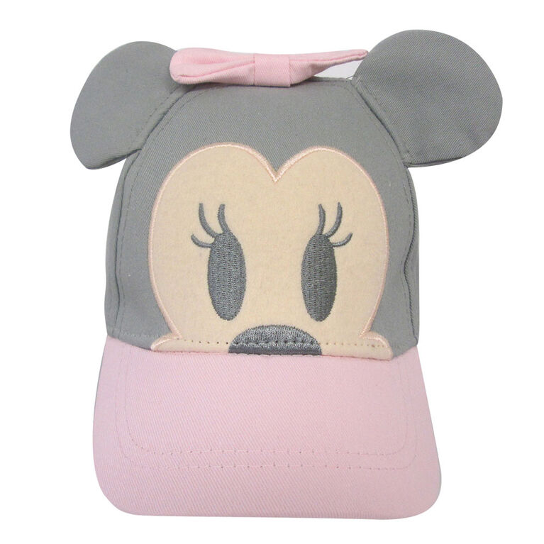 Casquette Baseball Aux Oreilles 3D Disney - Minnie, Rose, 12-24M