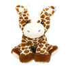 Plushies by Baby Mode Plush Dark Brown Giraffe Toy- 11"