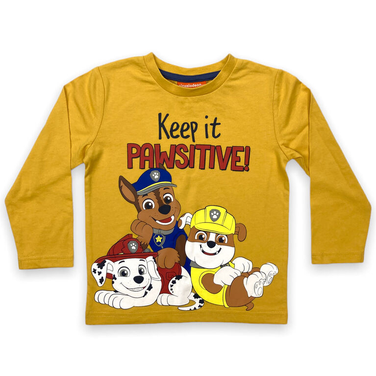 Pat' Patrouille-T-shirt à manches longues-Jaune