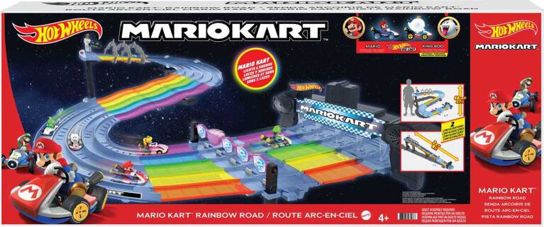 Hot Wheels Mario Kart Rainbow Road