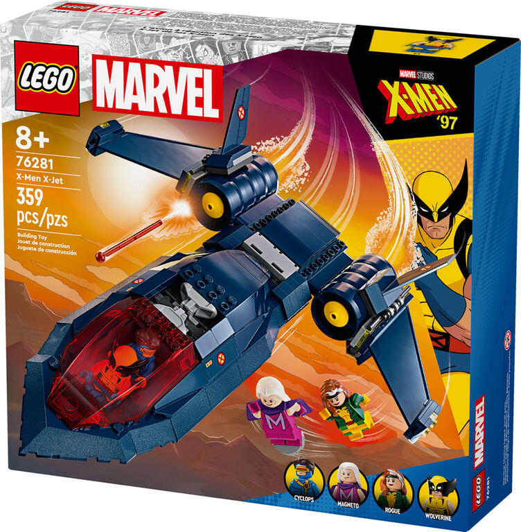 LEGO Marvel X-Men X-Jet Building Toy for Marvel Fans 76281