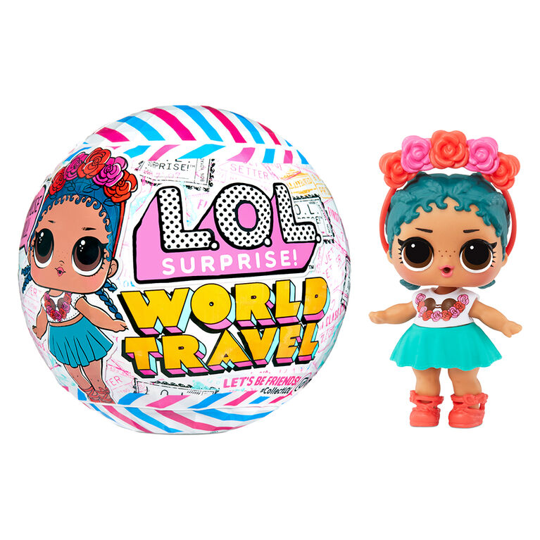 LOL Surprise World Travel Dolls with 8 Surprises