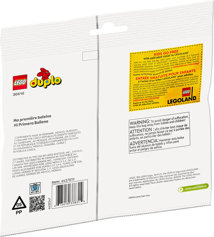 LEGO DUPLO La baleine 30648