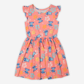 Disney Stitch Dress Coral