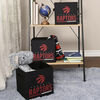 NBA Toronto Raptors Foldable Storage Basket Bin Containers (Pack of 3)