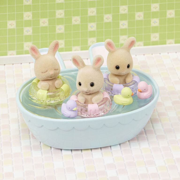 Ensemble De Bain Pour B&eacute;b&eacute; Triplets Calico Critters