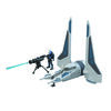 Star Wars Mission Fleet, Gauntlet Starfighter, Siège de chasseur stellaire, figurine Bo-Katan de 6 cm et véhicule