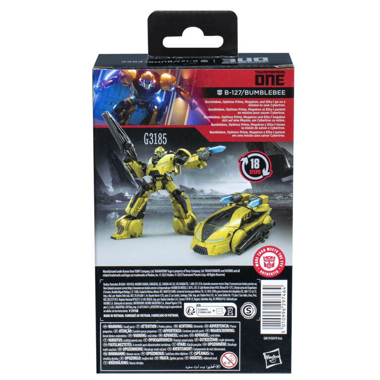Transformers Studio Series Deluxe Class Transformers One Bumblebee (B-127) Action Figure