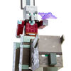 Minecraft Dungeons Ravager and Raid Captain Figures