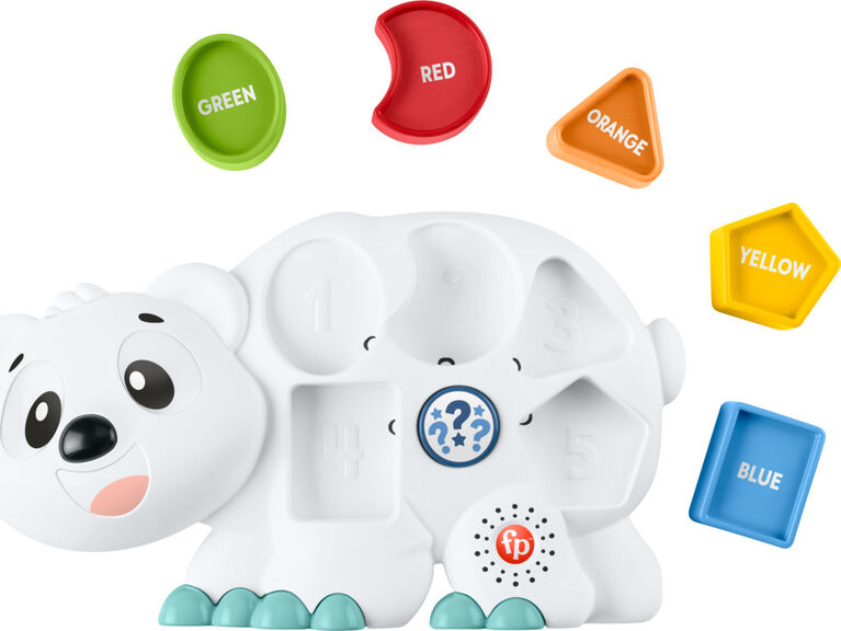 Fisher-Price Linkimals Puzzlin' Shapes Polar Bear - English Version