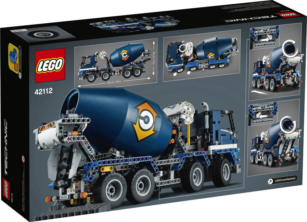 LEGO Technic Concrete Mixer Truck 42112 1163 pieces