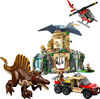 LEGO Jurassic World Mission Aérienne Spinosaure et Quetzalcoatlus, Jouet de Construction de Dinosaures pour Enfants 76976
