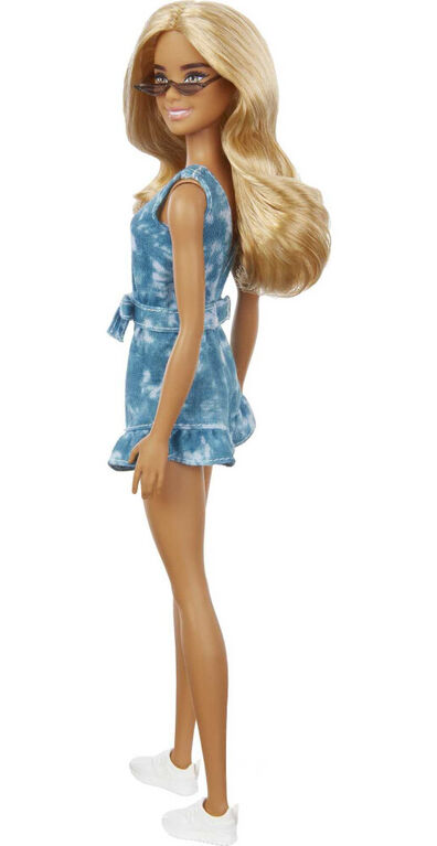 Barbie - Fashionistas - Poupée173, cheveux longs blonds, combishort