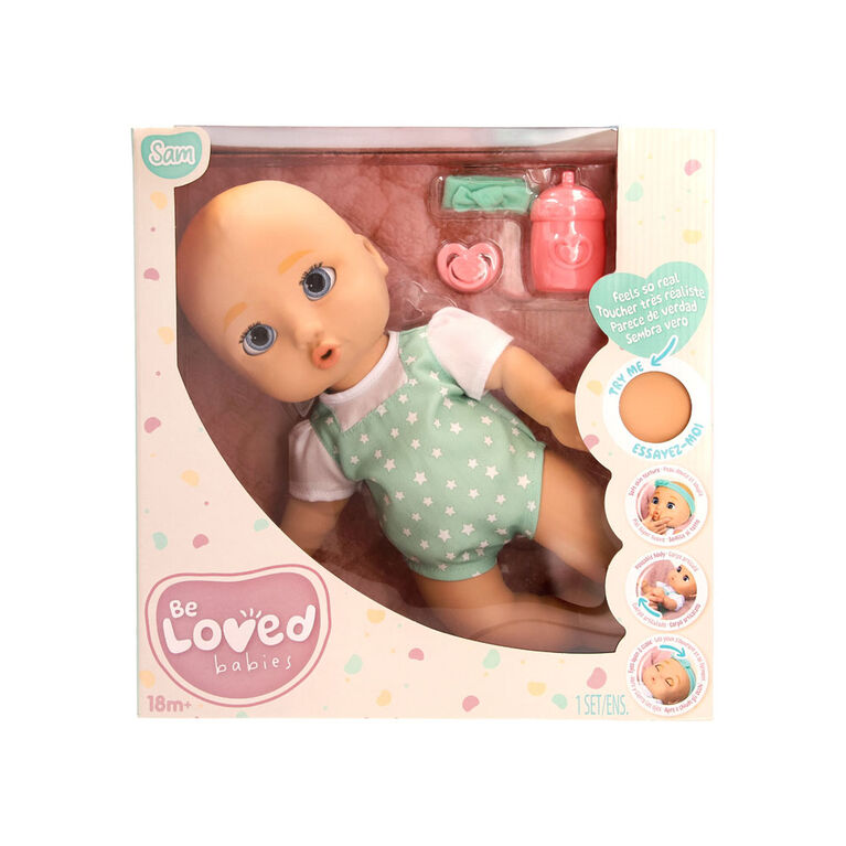 Poupée bébé réaliste de 38 cm Be Loved babies Sam