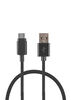 Vivitar - 5 ft Braided Micro USB Cable - Black