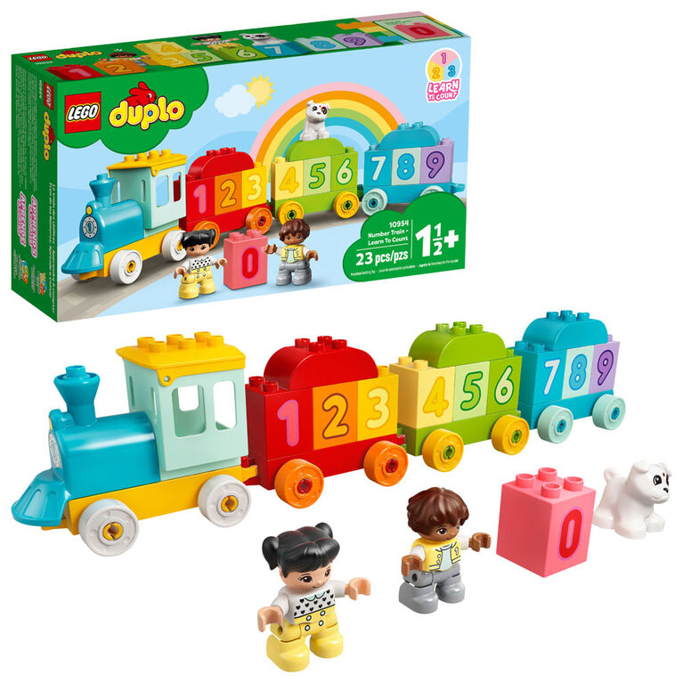 LEGO DUPLO Le train des chiffres - Apprendre à compter 10954 (23 pièces)