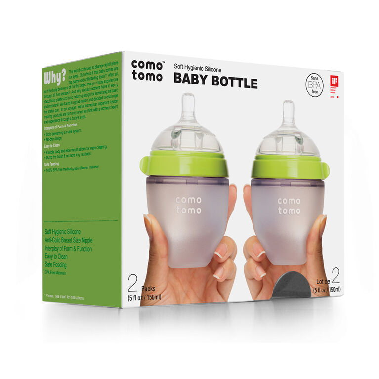 Comotomo Natural Flow Bottle 2 Green 150
