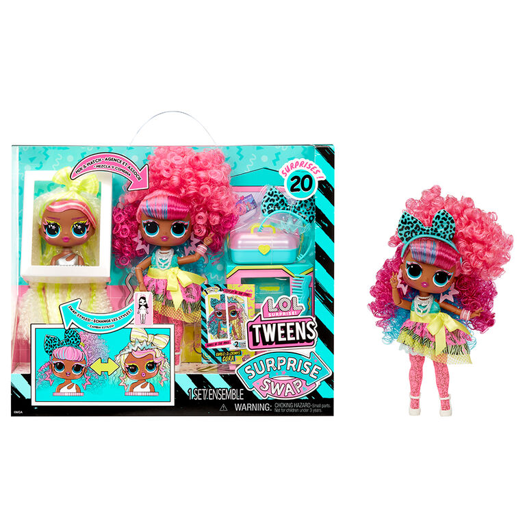 LOL Surprise Tweens Surprise Swap Curls-2-Crimps Cora Fashion Doll