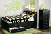 Step One Captain Platform Storage Bed with 4 Drawers- Pure Black