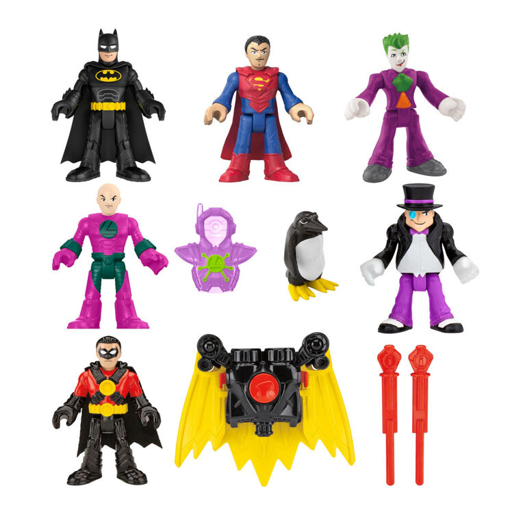 Fisher-Price - Imaginext - Coffret Figurines de luxe ​DC Super Friends - Édition anglaise