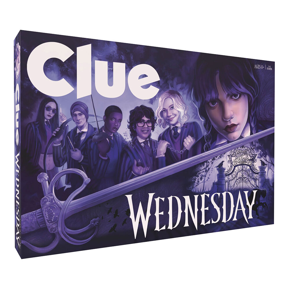 USAopoly CLUE: Wednesday - English Edition