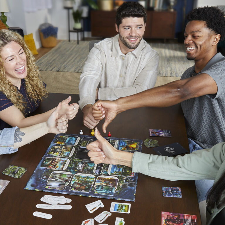 Clue, jeu de plateau pour enfants, jeu Clue revisité, pour 2 à 6 joueurs,  jeu d'enquête, jeu de détective, jeu familial pour enfants et adultes, à  partir de 8 ans À partir