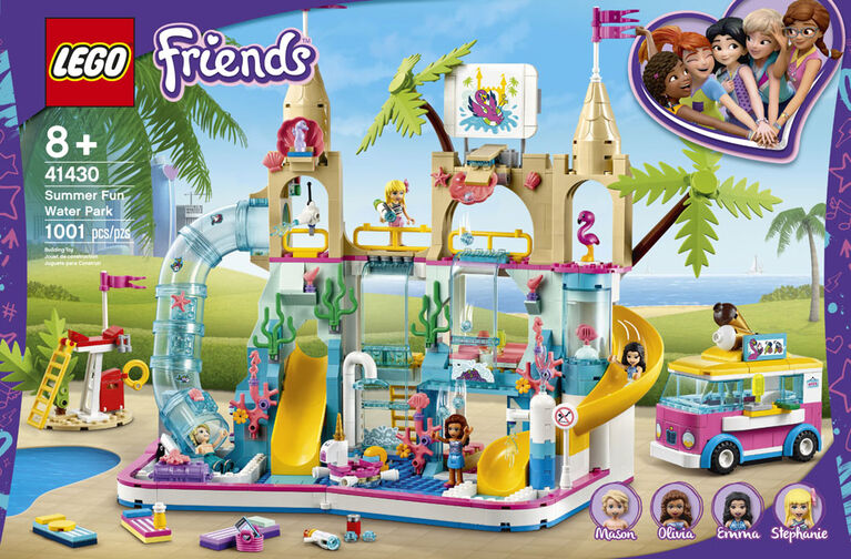 LEGO Friends Le parc aquatique Plaisirs d'été 41430 (1001 pièces)