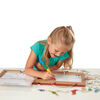 Melissa & Doug Natural Play: jouer, dessiner, créer un kit de dessin et d'aimants réutilisables - Dinosaures (41 aimants, 5 marqueurs effaçables à sec)