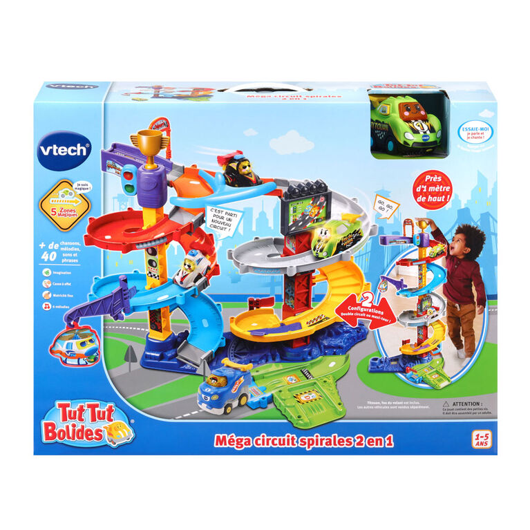 VTech Tut Tut Bolides Ultimate Corkscrew Tower - French Edition