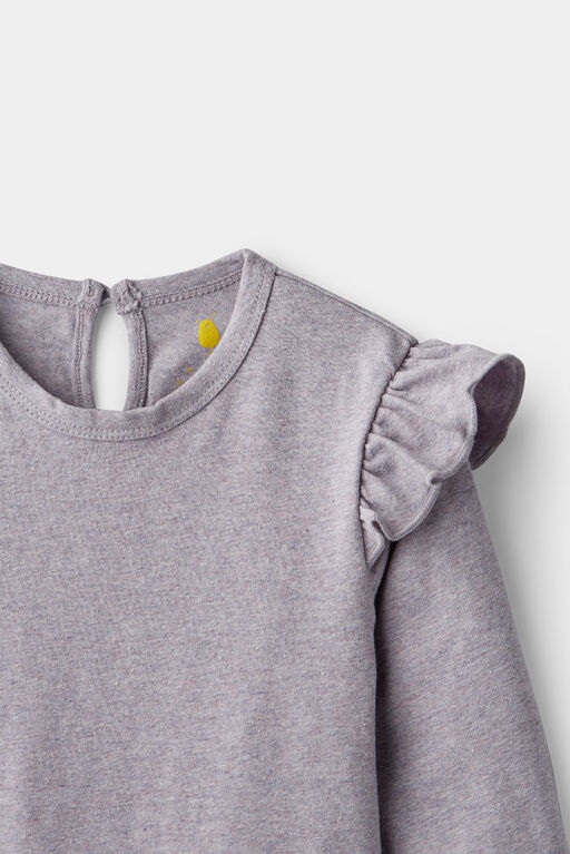 Cache-Couche &Agrave; Volants Mauve 9-12M