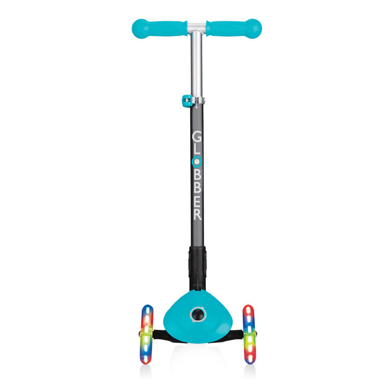 Globber Primo Foldable With Lights Teal