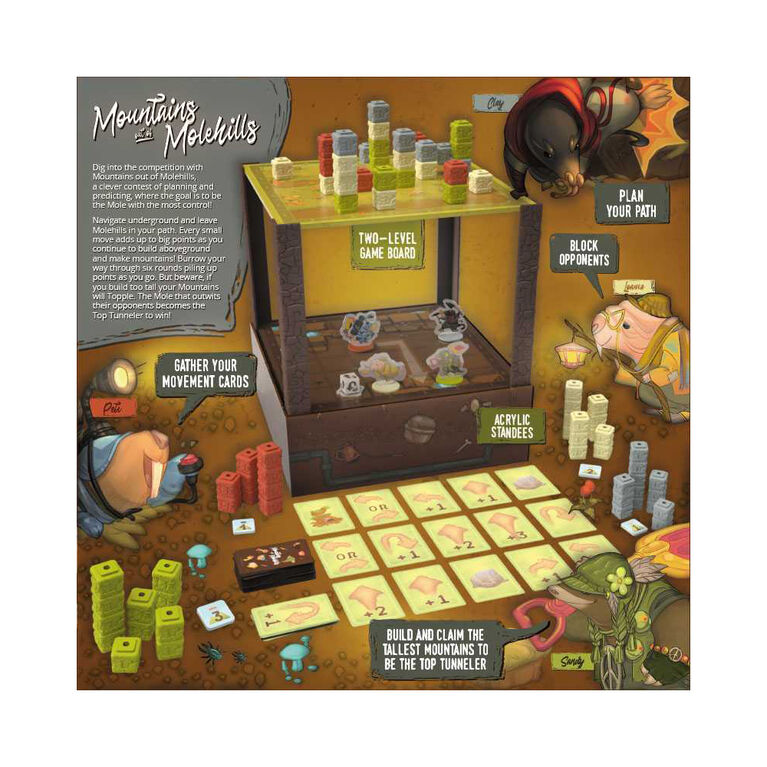 USAopoly Mountains Out Of Molehills Board Game - English Edition