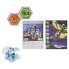 Bakugan Evolutions, Colossus (White), Platinum Series True Metal Bakugan, 2 BakuCores and Character Card