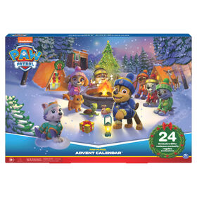 PAW Patrol : Calendrier de l'avent avec 24 figurines et accessoires surprise à collectionner