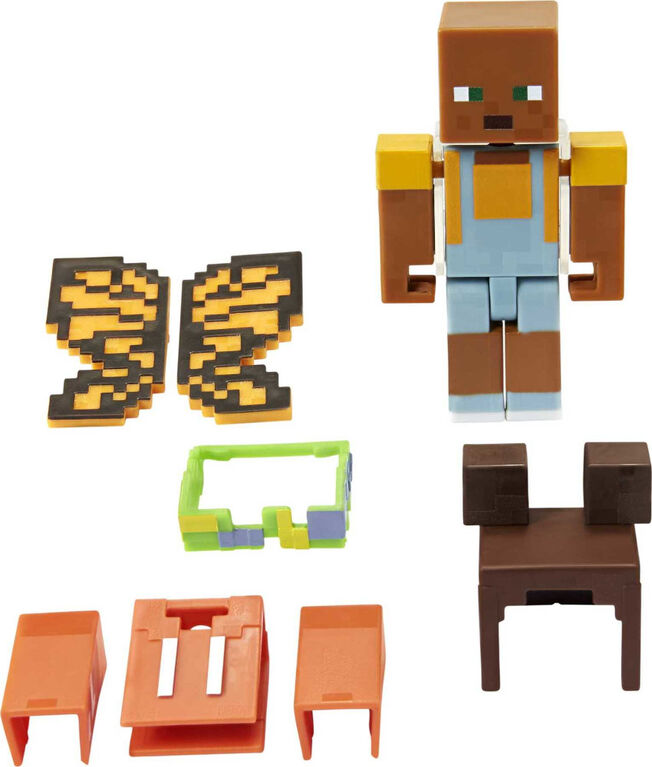 Minecraft Creator Series Fairy Wings Figure, Collectible Building Toy,  3.25-inch Action Figure Ages 6+