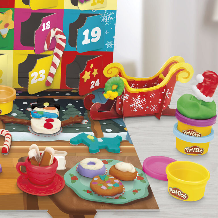 Play-Doh Holiday Advent Calendar, 24 Days of Surprise Toys Play-Doh Holiday Advent Calendar, 24 Days of Surprise Toys
